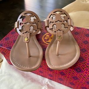 Tory Burch original design Miller sandals Nude